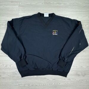 Starbus Men's Windbreaker Ryder Cup Oak Hill 1995 31st Match Black XL V-Neck